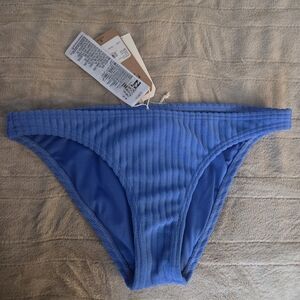 Billabong Blue Ribbed Bikini Bottoms